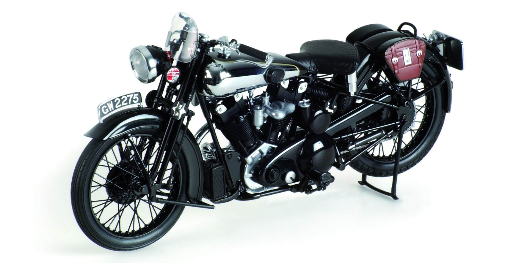 1:12 BROUGH SUPERIOR SS 100 'T.E. LAWRENCE' - 1932 - BLACK - MINICHAMPS - 122135500