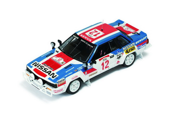 1:43 NISSAN 240 RS NO12 4TH SAFARI RALLY 1983 KHAN / SHAH