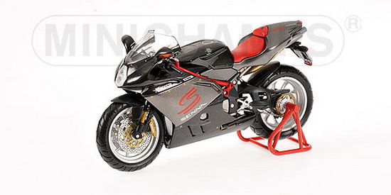 1:12 MV AUGUSTA F4 1000 SENNA 2006 BLACK / SILVER