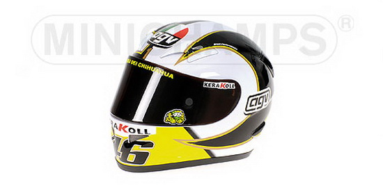1:2 AGV HELMET TI-TECH V.ROSSI MOTO GP 2006