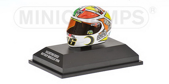 1:8 AGV HELMET V.ROSSI MOTO GP MUGELLO 2006
