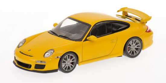 1:43 PORSCHE 911 GT3 ( 997 II ) 2009 YELLOW - MINICHAMPS - 400068021