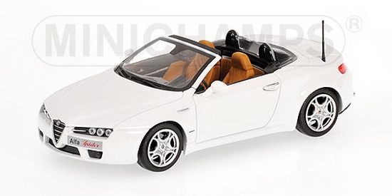 1:43 ALFA ROMEO SPIDER 2007 EDITIONE 2008 WHITE
