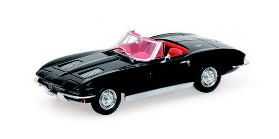 1:43 CHEVROLET CORVETTE CABRIO 1963 BLACK