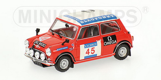 1:43 MORRIS MINI COOPER 1275S MK I 1000 LAKE RALLY 1966 WINNER MAKINEN