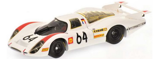 1:43 PORSCHE 908 L 2nd PLACE LE MANS 1969 LARROUSSE / HERMANN