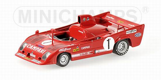1:43 ALFA ROMEO 33 TT 12 WINNERS COPPA FLORIO 1975 MERZARIO / MASS