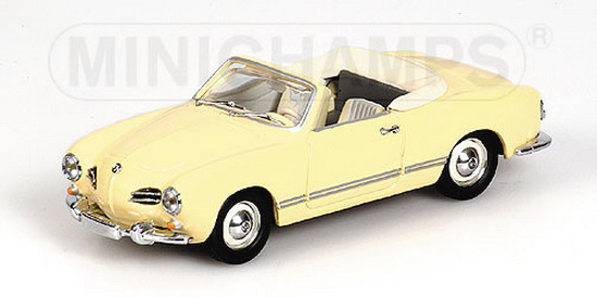 1:43 VW KARMAN GHIA CABRIO 1957 YELLOW