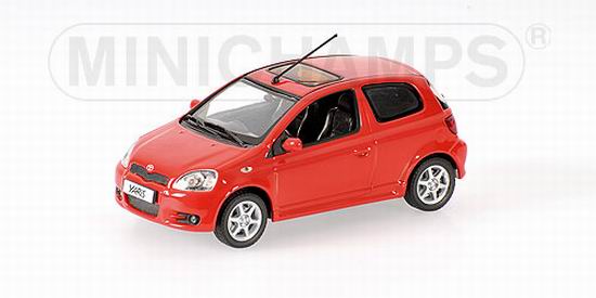 1:43 TOYOTA YARIS TS 2001 RED