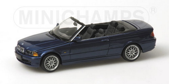 1:43 BMW 3-SER CABRIO ( E46/2C ) 2000 BLUE METALLIC