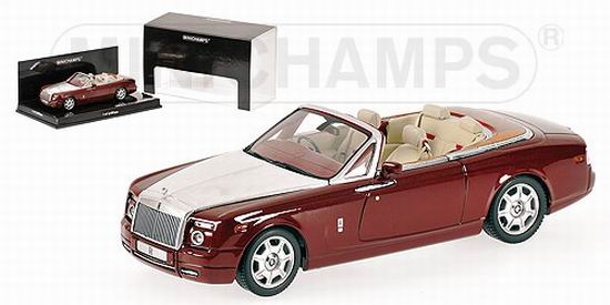1:43 ROLLS ROYCE DROPHEAD COUPE 2007 RED METALLIC