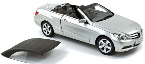 1:18 MERCEDES E 500 CABRIO 2010 PALLADIUM SILVER