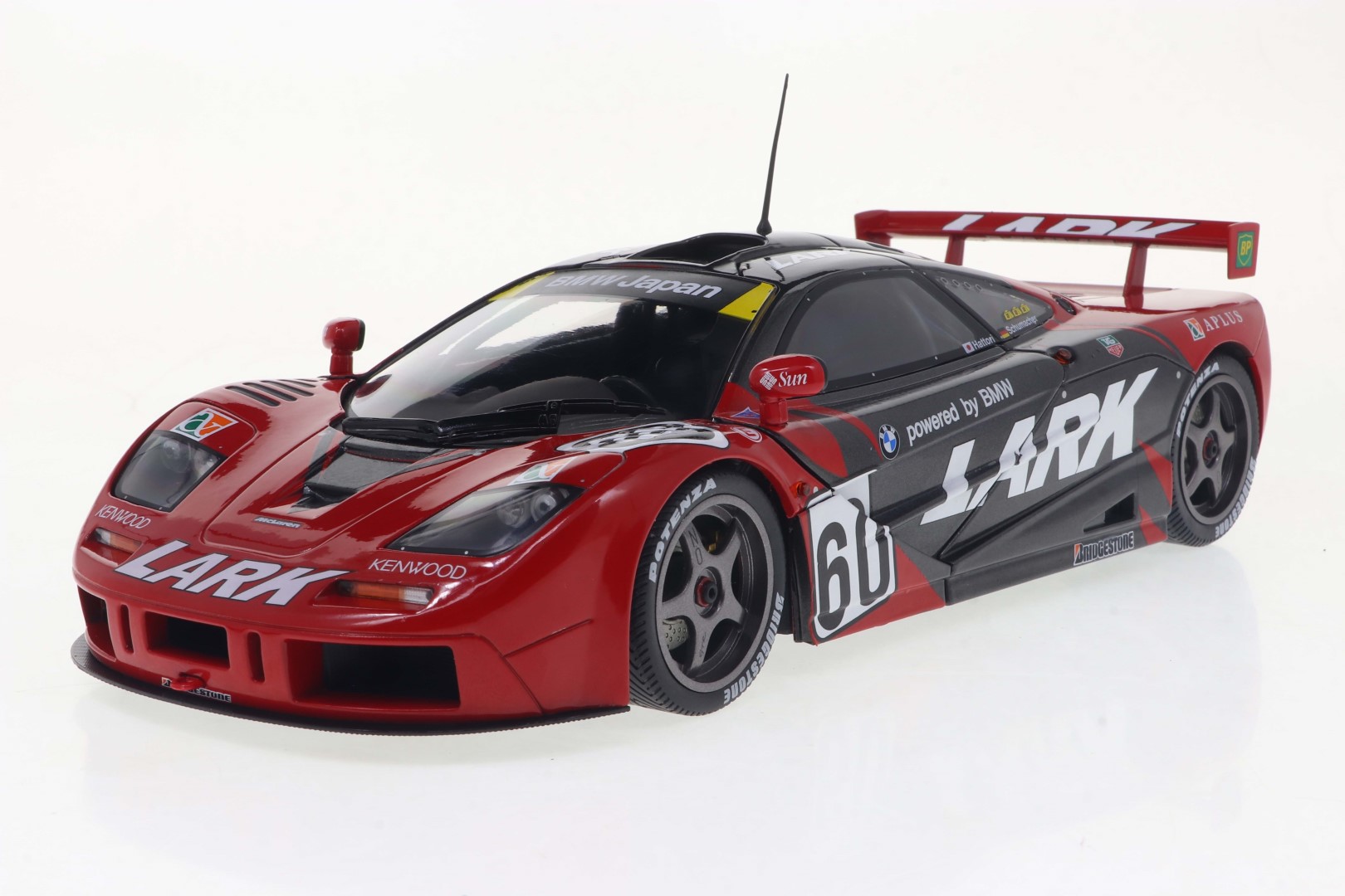 1:18 MCLAREN F1 GTR SHORT TAIL RED #60 N.HATTORI / R.SCHUMACHER JGTC 1996 - SOLIDO - S1804110