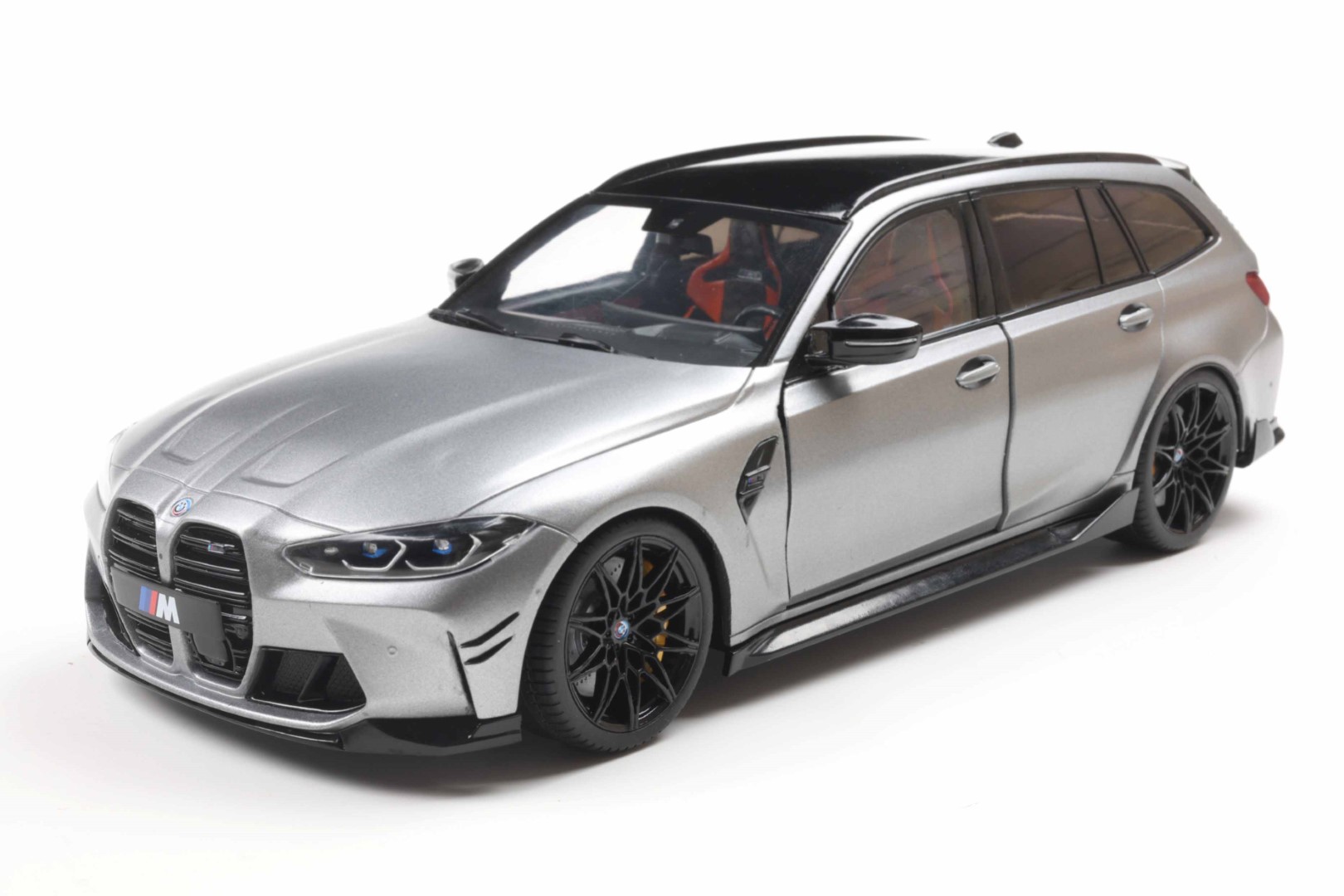 1:18 BMW M3 (G81) TOURING WITH PERFORMANCE PARTS FROZEN PURE GREY METALLIC 2024 - SOLIDO - S1813702