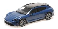 1:18 PORSCHE TAYCAN CROSS TOURISMO TURBO S - 2021 - BLUE METALLIC - MINICHAMPS - 155069301