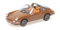 1:43 PORSCHE 911 TARGA – 1972 – BROWN - MINICHAMPS - 410060160