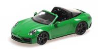 1:43 PORSCHE 911 (992) TARGA 4 GTS - 2022 - GREEN - MINICHAMPS - 410061062