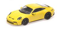 1:43 PORSCHE 911 (992) GT3 TOURING - 2021 - YELLOW W/BLACK WHEELS - MINICHAMPS - 410069601