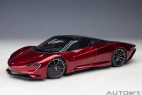 1:18 McLAREN SPEEDTAIL (VOLCANO RED) - AUTOART - 76087
