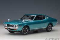 1:18 Toyota Celica Liftback 2000 GT (RA25) 1973 (turqouise blue metallic) (composite model/full openings) - AUTOART - 78767