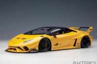 1:18 LIBERTY WALK LB SILHOUETTE WORKS LAMBORGHINI HURACAN GT 2019 (METALLIC YELLOW) - AUTOART - 79127
