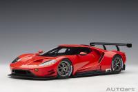 1:18 Ford GT LM Plain Body Version 2018 (red) (composite model/full openings) - AUTOART - 81811