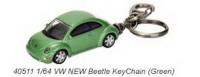 VW NEW BEATLE GREEN PRIVESOK 1:64/KEYCHAIN VW NEW BEATLE GREEN - AUTOART - AA-40511