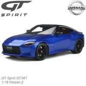 1:18 Nissan Z Blue 2022 - GT SPIRIT - GT387