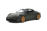 1:18 PORSCHE 911 (992) TARGA 4S 2020 P TS BLACK OLIVE GREEN - GT SPIRIT - GT438
