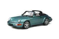 1:18 Porsche 911 (964) Carrera 4 Targa Turquoise Metallic 1991 - GT SPIRIT - GT805