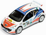 1:43 PEUGEOT 207 S 2000 RALLY CASINOS DE ALGARVE 2007 no1 SARRAZIN / RENUCCI - IXO - RAM287