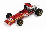 1:43 FERRARI 312 F1 NO 26 WINNER FRENCH GP 1968 J.ICKX - IXO - SF13-68