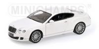 1:18 BENTLEY CONTINENTAL GT 2008 WHITE - MINICHAMPS - 100139621