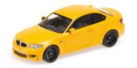 1:43 BMW 1ER COUPE - 2011 - YELLOW - MINICHAMPS 410020027