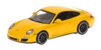 1:43 PORSCHE 911 GTS - 997II  2011 YELLOW - MINICHAMPS 410060120