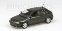 1:43 AUDI A3 4-DOOR 2000 GREEN - MINICHAMPS 430010301