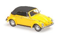 1:43 VOLKSWAGEN 1302 CABRIOLET - 1970 - YELLOW - MINICHAMPS - 940055030