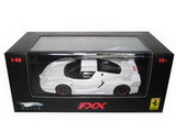1:43 FERRARI FXX WHITE PEARL MICA - MATTEL N5610