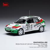 1:43 SKODA Felicia Kit Car #27 3rd RAC Rallye 1996 Blomqvist/Melander - IXO - RAC423A.22