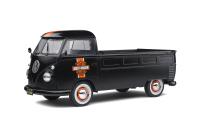 1:18 Volkswagen T1 Pickup Custom Black 1950 HARLEY-DAVIDSON - SOLIDO - S1806704