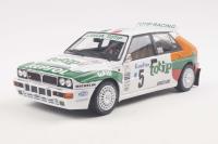 1:18 LANCIA DELTA HF INTEGRALE WHITE #5 A.AGHINI / S.FARNOCCHIA RALLYE MONTECARLO 1993 - SOLIDO - S1807806