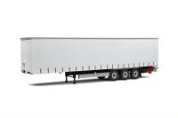 1:24 SCANIA, VOLVO náves Remorque Bachée White 2021 - SOLIDO - S2400502
