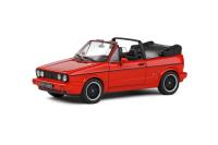 1:43 VOLKSWAGEN GOLF MKI CONVERTIBLE SPORTLINE TORNADO RED 1992 - SOLIDO - S4315801
