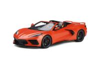 1:18 Chevrolet® Corvette® C8 Cabriolet Hardtop 2020 Sebring Orange - GT Spirit - GT309