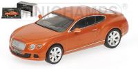 1:43 BENTLEY CONTINENTAL GT 2011 ORANGE METALLIC - MINICHAMPS 436139981
