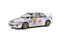 1:18 SUBARU IMPREZA 22B BLUE #17 PANIZZI/PANIZZI RALLYE MONTE CARLO 1999 - SOLIDO - S1807407