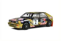 1:18 LANCIA DELTA HF INTEGRALE BLACK #2 Y.LOUBET / J.M.ANDRIE ADAC RALLY DEUTSCHLAND 1989 - SOLIDO - S1807805